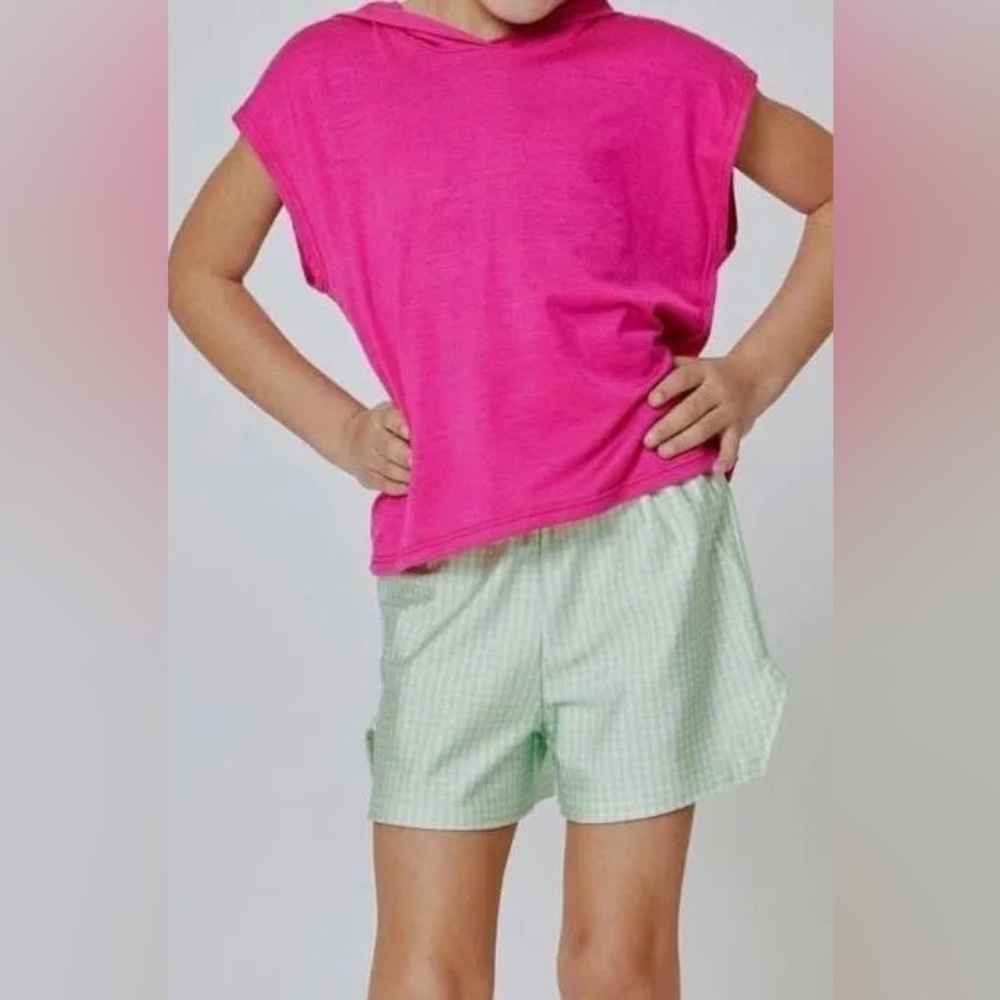 NWT Zara Terez Hoodie Pink Tank Top Girl’s Size Large